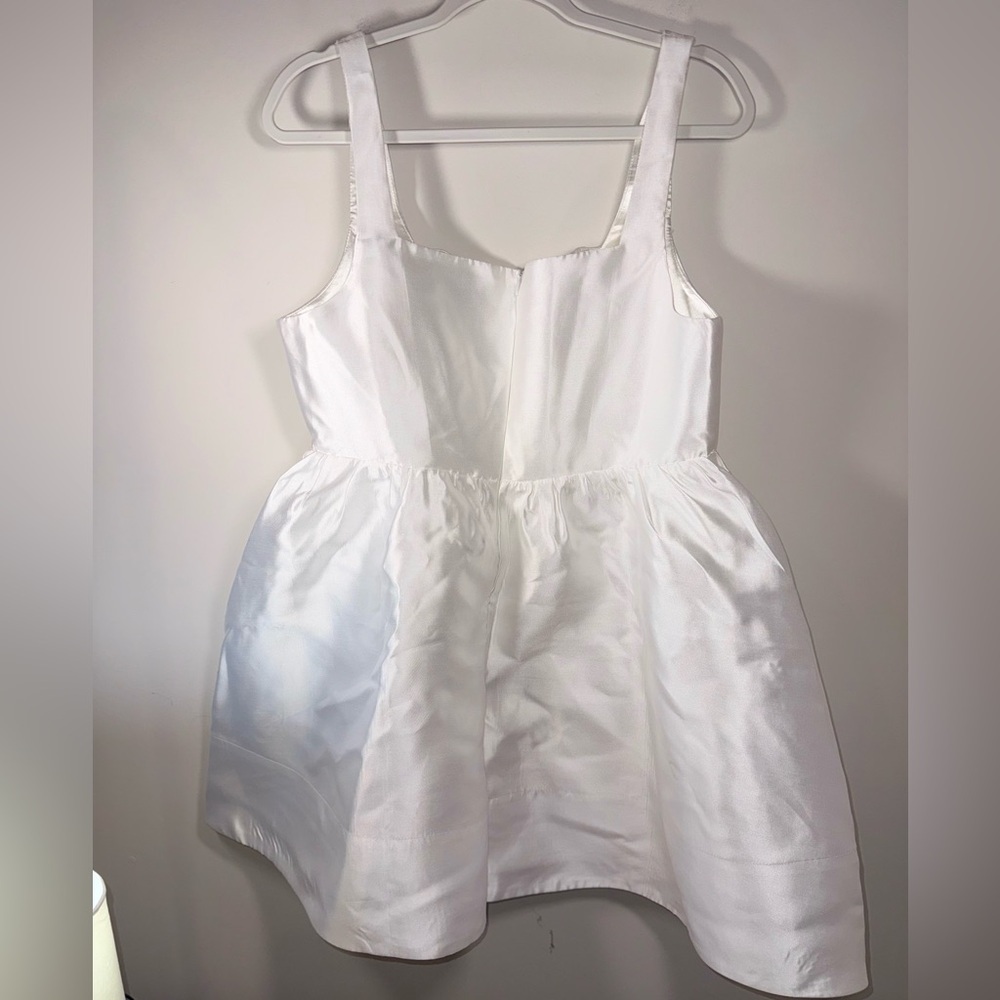 Lulu's NWT Elegant White Satin Bubbly Corset Mini Wedding/Blacktie Dress Size XL - Picture 8 of 16